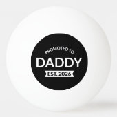 Benoemd tot papa vanaf 2026 II Pingpongbal (Achterkant)