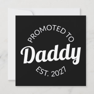 Benoemd tot papa vanaf 2027 Nieuwe papa baby showe