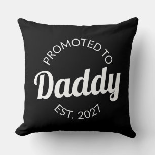 Benoemd tot papa vanaf 2027 Nieuwe papa baby showe Kussen