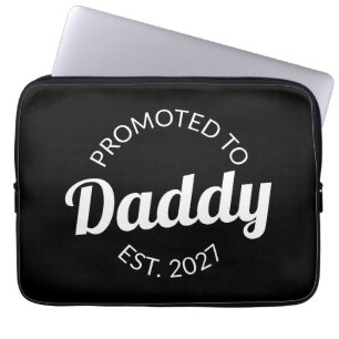 Benoemd tot papa vanaf 2027 Nieuwe papa baby showe Laptop Sleeve