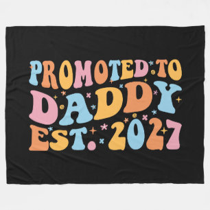 Benoemd tot papa Verwacht 2027 Nieuwe papa-aankond Fleece Deken