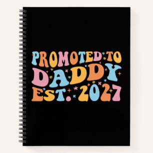 Benoemd tot papa Verwacht 2027 Nieuwe papa-aankond Notitieboek