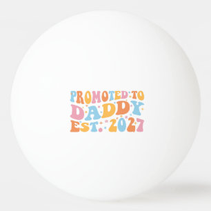 Benoemd tot papa Verwacht 2027 Nieuwe papa-aankond Pingpongbal