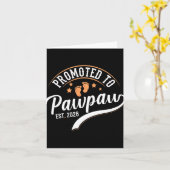 Benoemd tot Pawpaw 2026 - Eerste Vaderdag Kaart (Gele Bloem)