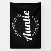 Benoemd tot Tante Est. 2026 I Spandoek (Verticaal)