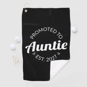 Benoemd tot Tante Est 2027 Nieuwe Tante Golfhanddoek