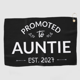 Benoemd tot Tante Est 2027 Nieuwe Tante II Golfhanddoek