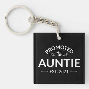 Benoemd tot Tante Est 2027 Nieuwe Tante II Sleutelhanger