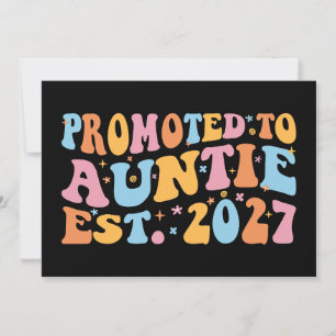 Benoemd tot Tante Est 2027 Nieuwe Tante Kaart