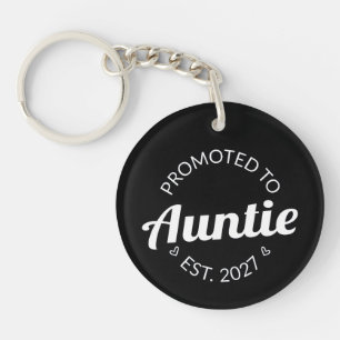 Benoemd tot Tante Est 2027 Nieuwe Tante Sleutelhanger