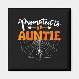Benoemd tot tante Halloween Zwangerschapsaankondig Magneet
