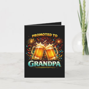 Benoemd tot toekomstige opa feestdagen kaart