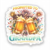 Benoemd tot toekomstige opa sticker (Voorkant)