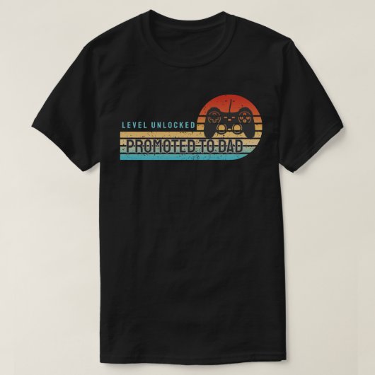 Benoemd tot Vader – Level Ontgrendeld T-shirt (Design voorkant)