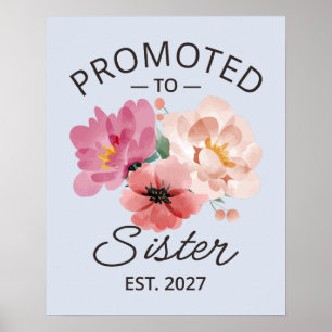 Benoemd tot zus Est 2027 grote zus VI Poster