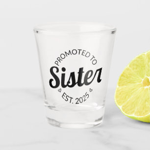Benoemd tot zus vanaf 2025 shot glas