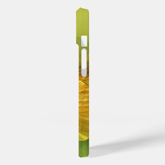 Benoemde iris floreel gele kunst Case-Mate iPhone case (Achterkant / Links)