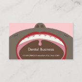 Benoeming als tandarts Afrikaanse Amerikaanse Cart Afsprakenkaartje (Voorkant)