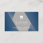 Benoeming als tandarts Modern Blue Dentist Afsprakenkaartje (Voorkant)