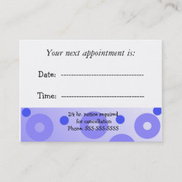 Benoeming arts afsprakenkaartje