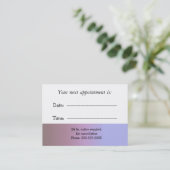 Benoeming artsen afsprakenkaartje (Staand voorkant)