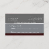 Benoeming Artsen Iconographic Medical Doctor Afsprakenkaartje (Achterkant)