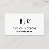 Benoeming Barber Pole Afsprakenkaartje (Voorkant)