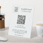 Benoeming boek QR code beroepsbedrijf Reclamebord Met Voetstuk (Insitu)