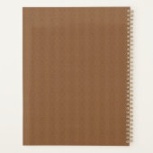 Benoeming Book 2023, Brown Pattern Planner (Achterkant)