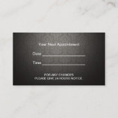 Benoeming Damask Vignette Afsprakenkaartje (Achterkant)