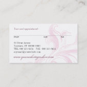 Benoeming Divine Sconce Salon Afsprakenkaartje (Achterkant)