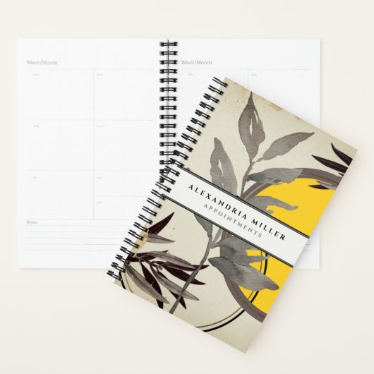 Benoeming Gele Waterverf Zen- Planner (Display)