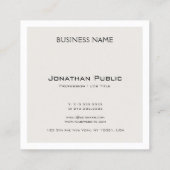 Benoeming Herinneringsherinnering Elegant Design P Afsprakenkaartje (Achterkant)