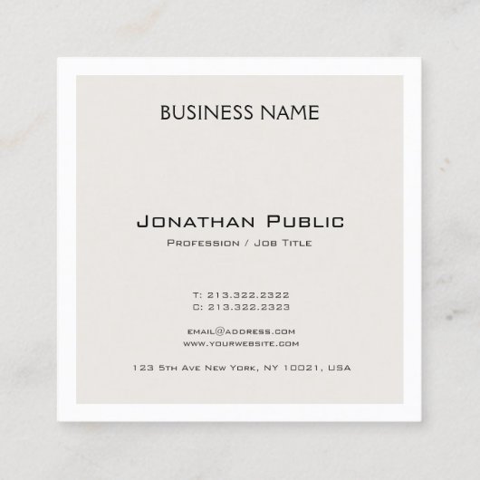 Benoeming Herinneringsherinnering Elegant Design P Afsprakenkaartje (Achterkant)