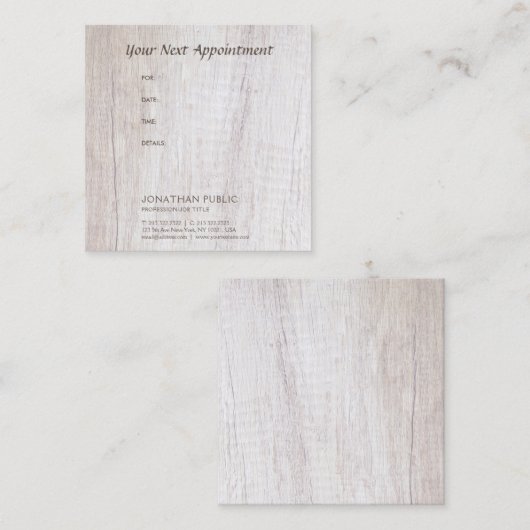 Benoeming Herinneringsherinnering Sjabloon voor ho Afsprakenkaartje (Voorkant / Achterkant)