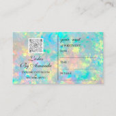 Benoeming Makeup Hair Logo Nails Qr Code Opal Afsprakenkaartje (Voorkant)