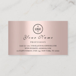 Benoeming Makeup Hair Logo Nails Roos QR Afsprakenkaartje