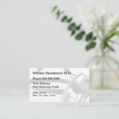 Benoeming medische arts visitekaartje (Staand voorkant)