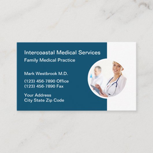 Benoeming medische praktijk visitekaartje (Voorkant)