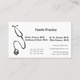 Benoeming Nursing Stethoscoop RN Doctor Medical Afsprakenkaartje