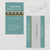 Benoeming Odontologie Dental Care White Teeth Afsprakenkaartje (Voorkant / Achterkant)