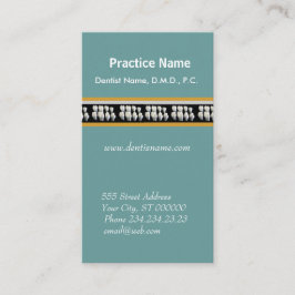 Benoeming Odontologie Dental Care White Teeth Afsprakenkaartje