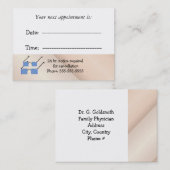 Benoeming Optometrist Afsprakenkaartje (Voorkant / Achterkant)