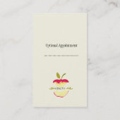 Benoeming Pappels Health Nutrition Weight Loss Afsprakenkaartje (Achterkant)