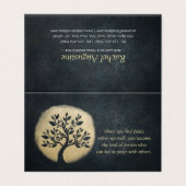 Benoeming prijslijst Yoga Meditation Instructor Visitekaartje (Buitenkant ongevouwen)