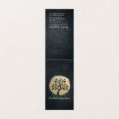 Benoeming prijslijst Yoga Meditation Instructor Visitekaartje (Buitenkant ongevouwen)