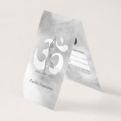 Benoeming prijslijst Yoga Meditation Instructor Visitekaartje (Voorkant)