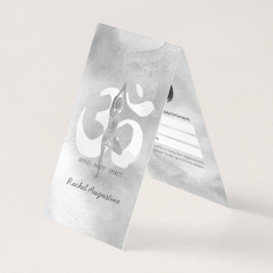 Benoeming prijslijst Yoga Meditation Instructor Visitekaartje