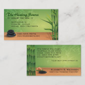 Benoeming Serene Massage en Spa Afsprakenkaartje (Voorkant / Achterkant)