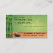 Benoeming Serene Massage en Spa Afsprakenkaartje (Achterkant)